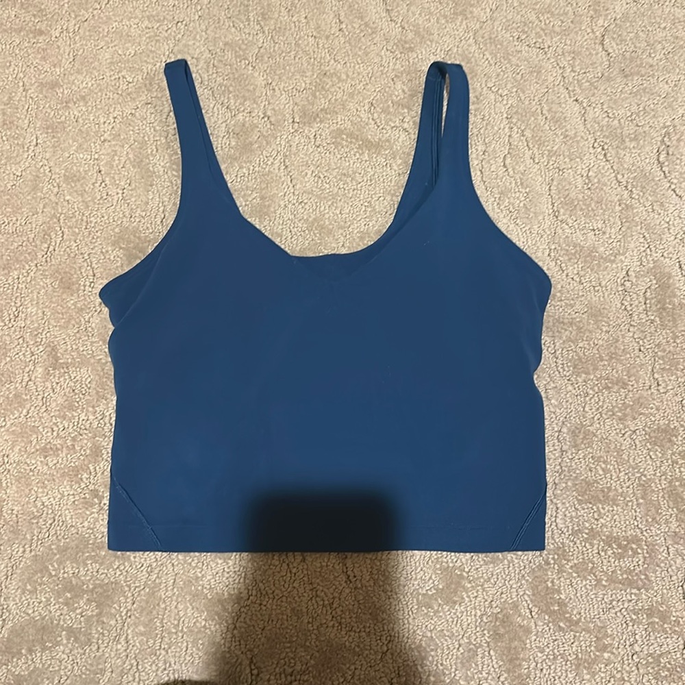 Teal align tank top lululemon